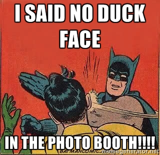 Duck Face Photo Booth Meme