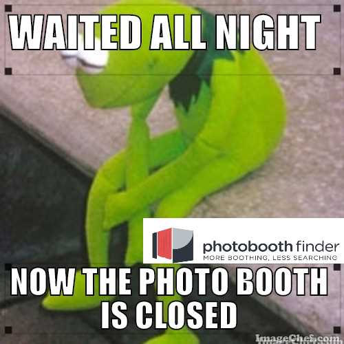 Kermit in a Photo Booth